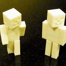 minecraft steve - one piece print moving head arms legs game toy video online mine craft computer 3d print model - Mito3D