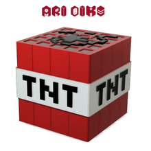 minecraft tnt box toys art 3d print model - Mito3D