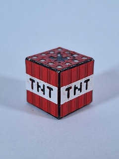 Minecraft tnt tam renk blok katlanabilir oyuncak video oyun 3d print model - Mito3D