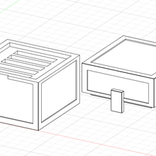 Minecraft truhe commutateur spiele espace rangement 3d print model - Mito3D