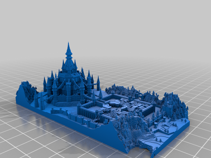 Minecraft alacakaranlık prenses modeller Sanat 3d print model - Mito3D