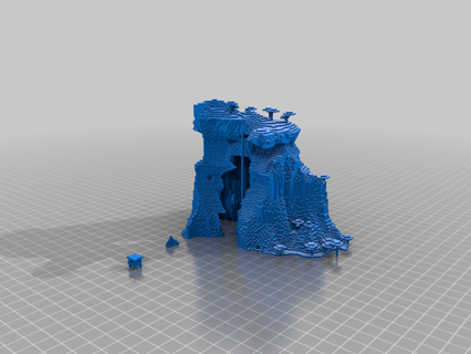 Minecraft strega capanna arte Modelli 3d print model - Mito3D