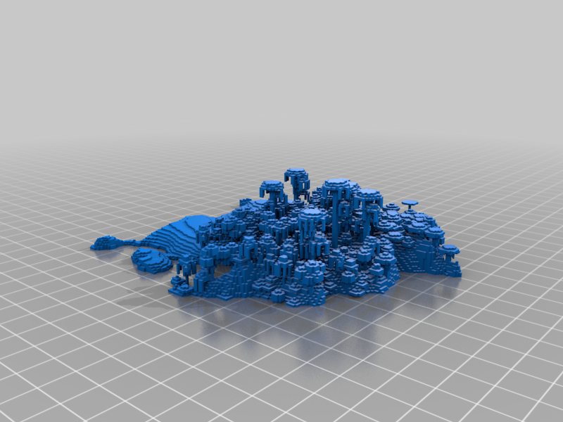 Minecraft yin yang ilha modelos 3D print model - Mito3D