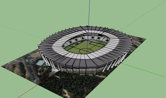 mineirao estádio Atlético mineiro 2023 futebol nfl nba mlb nhl Brasil 3d print model - Mito3D