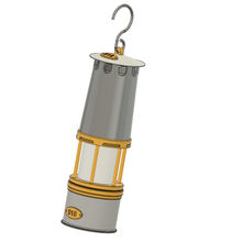 minatore lampada gadget torcia minore carbone 3d print model - Mito3D