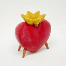 o meu a casa decoração valentine orniment coração presente coroa 3d print model - Mito3D