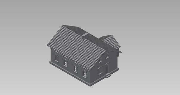 madencilerin ev madenciler evi alsdorf madencilik grube Anna binalar yapılar mimari 3d print model - Mito3D