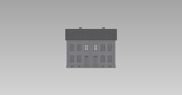 miners's house - bergarbeiterhaus bergbau coal grube anna ho scale miners mining buildings structures achitecture 3d print model - Mito3D