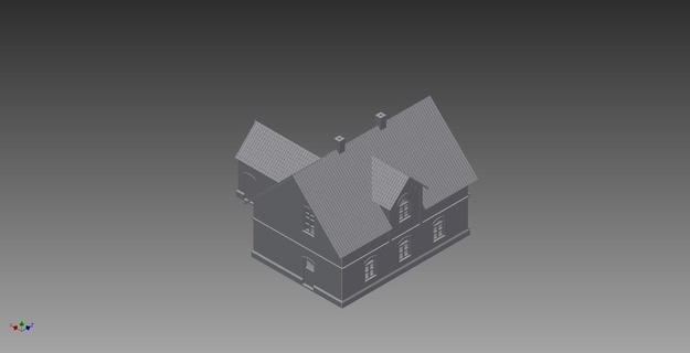Minenarbeiter Haus bergarbeiterhaus bergbau Gebäude Kohlenmine haus Bergmann Strukturen Architektur 3d print model - Mito3D