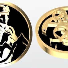 madenciler haraç evlilik bağlılık altın Gümüş gelinler gelin mutluluk iyileştirme elmas zümrüt 3d print model - Mito3D