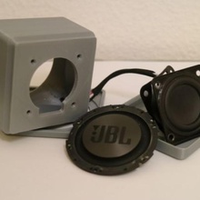 mini-jbl-box+passivwoofer gadget box jbl audio Lautsprecher 3d print model - Mito3D