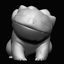 mini pot bulbasaur giocattolo arte mobilia pentola Pokemon vaso bulbassauro pote 3d print model - Mito3D