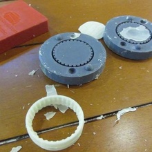 mini-sumo tire mold casting gadget science silicone sumo tread robotics 3d print model - Mito3D
