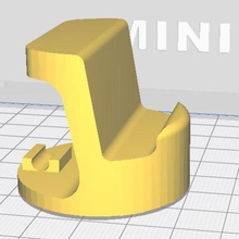 mini-support gadget mobile de la base soutien 3d print model - Mito3D