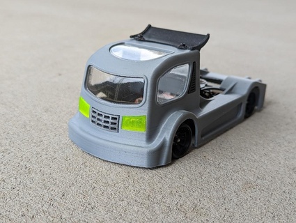 mini-z semi truck body 102mm r c vehicles remote control 3d print model - Mito3D