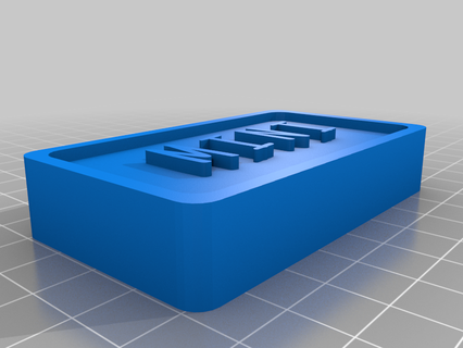 mini personnalisé panneaux logos 3d print model - Mito3D