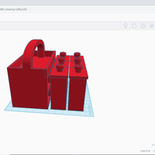 mini 3d-druckbare toolbox-Teil Halter tool nützlich 3d print model - Mito3D