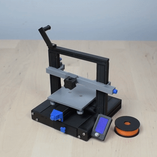 mini 3d impressora coleção ender 3 v2 crialidade miniatura brinquedo 3d print model - Mito3D