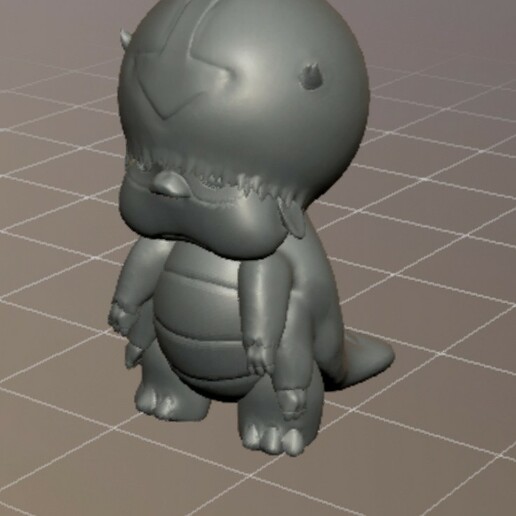 mini Appa avatar anime çizim minyatür 3D print model - Mito3D