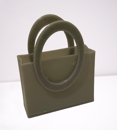 mini bolsa logotipo moda caso bainha 3d print model - Mito3D