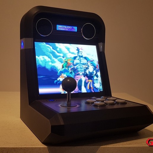 mini-bartop vewlix v20 Spiel taito sega candy astro video-Spiel arcade mame recalbox retropie batocera capcom diy Himbeere pi retro retrogaming retro-gaming nintendo terminal bartop pinball Spiele caf city console 3D print model - Mito3D