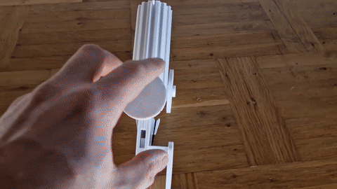 mini bb Ametralladora juguete máquina pistola Gatling minigun paintball automático airsoft 3d print model - Mito3D
