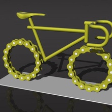 mini bicicleta 3d print model - Mito3D