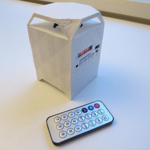 mini bluetooth estéreo alto-falante gadget 3d print model - Mito3D