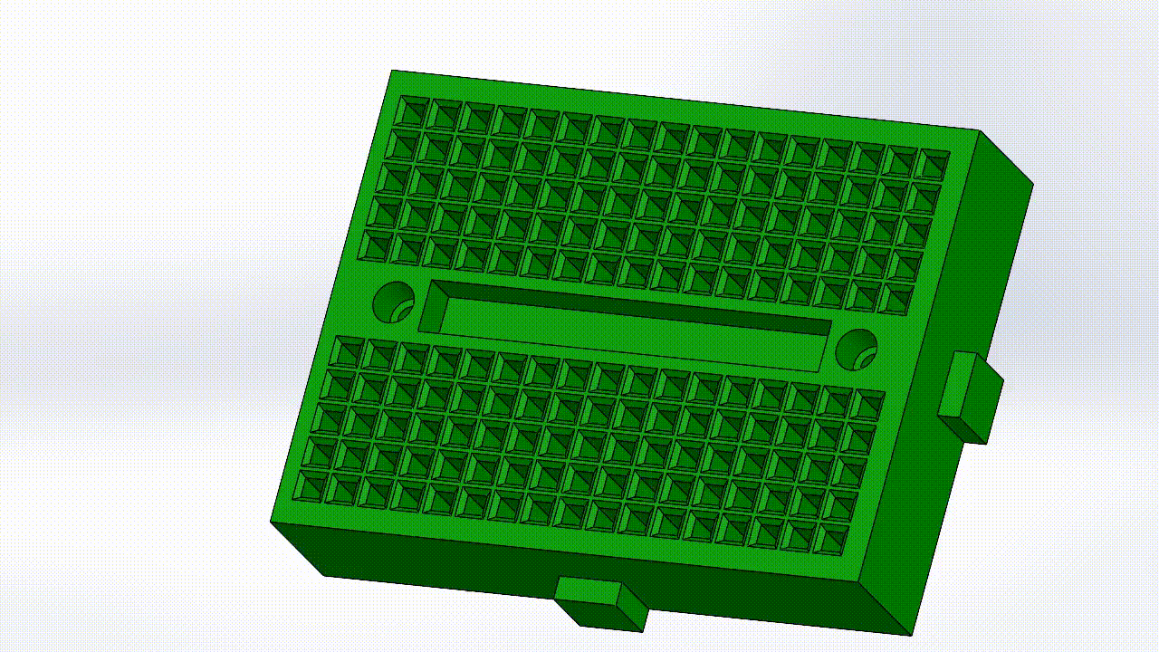 mini tablero circuitos 170p herramientas pan molde arduino 3D print model - Mito3D