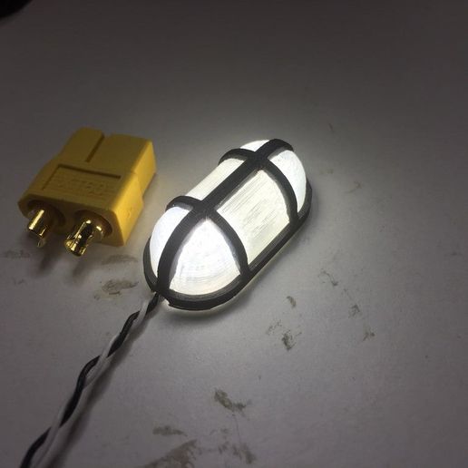 mini paratia lampada luce marino r c_vehicles 3D print model - Mito3D