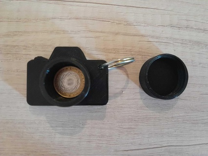 mini camera keychain key rings camera photos photography  3d print model - Mito3D
