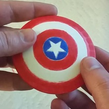 mini captain america bouclier magnétique jeu de marvel avengers 3d print model - Mito3D