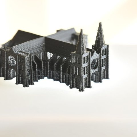mini-Kathedrale öffnungen verschiedene Kirche arhitecture Architektur 3D print model - Mito3D