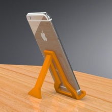 mini cell phone stand folding version ii gadget prusa cr-10 cr10 apple iphone ipad tablet 3d print model - Mito3D