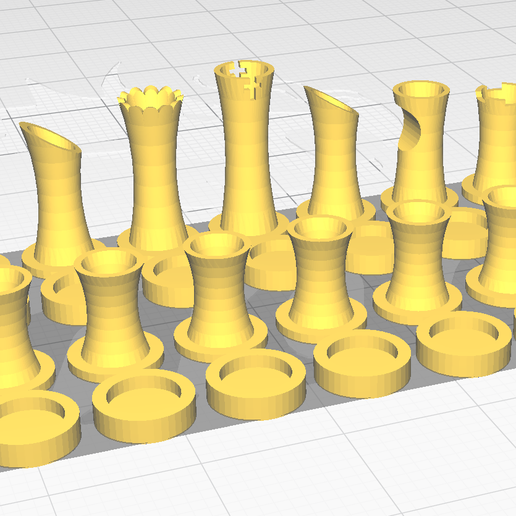 Xadrez em espiral Modelos 3D para impressão: 10.000 STL ・ Mito3D