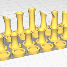 mini chess 3d print model - Mito3D