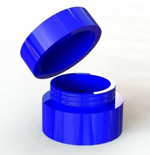 mini circular threaded container packaging toy cylinder thread art pillbox box round bowl holder lid 3d print model - Mito3D