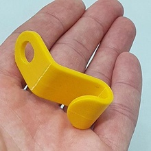 mini clothes hanger connector hook 3d print model - Mito3D