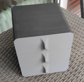 mini commode tiroir organisateur secret compartiment plateau caché sûr gadget conception desgin 3d print model - Mito3D