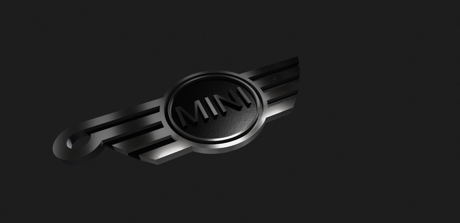 mini cooper porte clés tonnelier voitures 3D print model - Mito3D