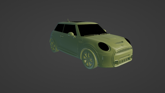 mini Cooper 2022 model 3d yazdırılabilir modelleme otomotiv araba tasarım minyatür arabalar ölçek modeller baskı meraklılar parçalar Aksesuarlar araç endüstri küçük 3d print model - Mito3D