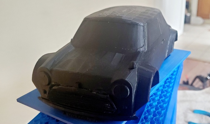 mini cooper body grill rover car 3d print model - Mito3D