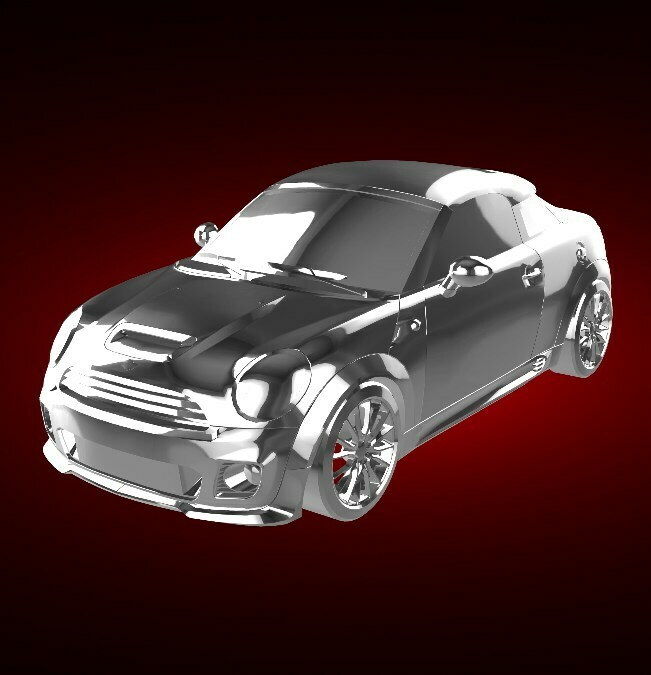 mini tonnelier coupé Accueil maison 2010 SUV voiture véhicule rallier course sports Derby supercar gt 3D print model - Mito3D