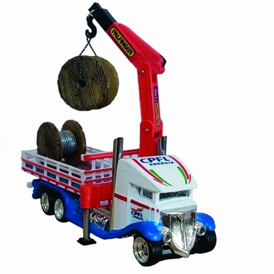 mini gru camion donna monaco idraulico braccio sollevamento hotwheels personalizzato 1 641 64 scala ruote scatola fiammiferi pressofuso guado peterbilt volvo autotrasporti 3d print model - Mito3D