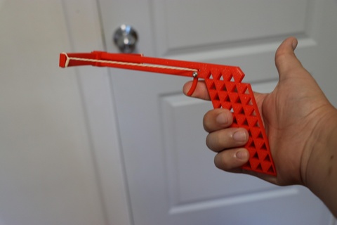 mini crossbow pistol toys fun cool gun toothpick 3d print model - Mito3D