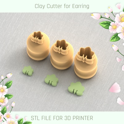 mini cutter micro clay 3 sizes polymer tool jewellry stl cutters mirco 3d print model - Mito3D