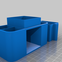 mini escritorio organizador pluma sostenedor oficina 3d print model - Mito3D