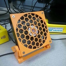 mini bureau mur ventilateur cliquet angle miniature DIY 3d print model - Mito3D