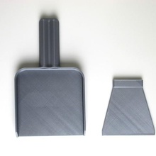 mini desktop dust pan scrapper tool cleaner desk organizer tools 3d print model - Mito3D
