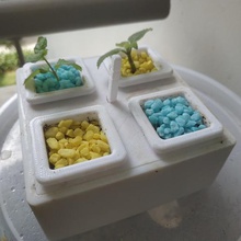mini desktop planter home gardening self-watering 3d print model - Mito3D